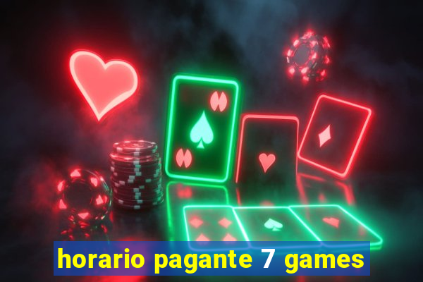 horario pagante 7 games